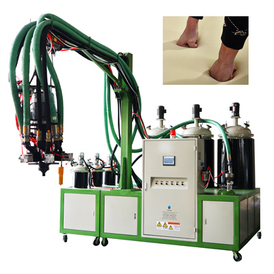 Πλήρης αυτόματη μηχανή κατασκευής σόλας παπουτσιών PU Μηχανή αφρού πολυουρεθάνης
